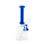 Mini Tube Dab Rig With Baby Blue Mouthpiece
