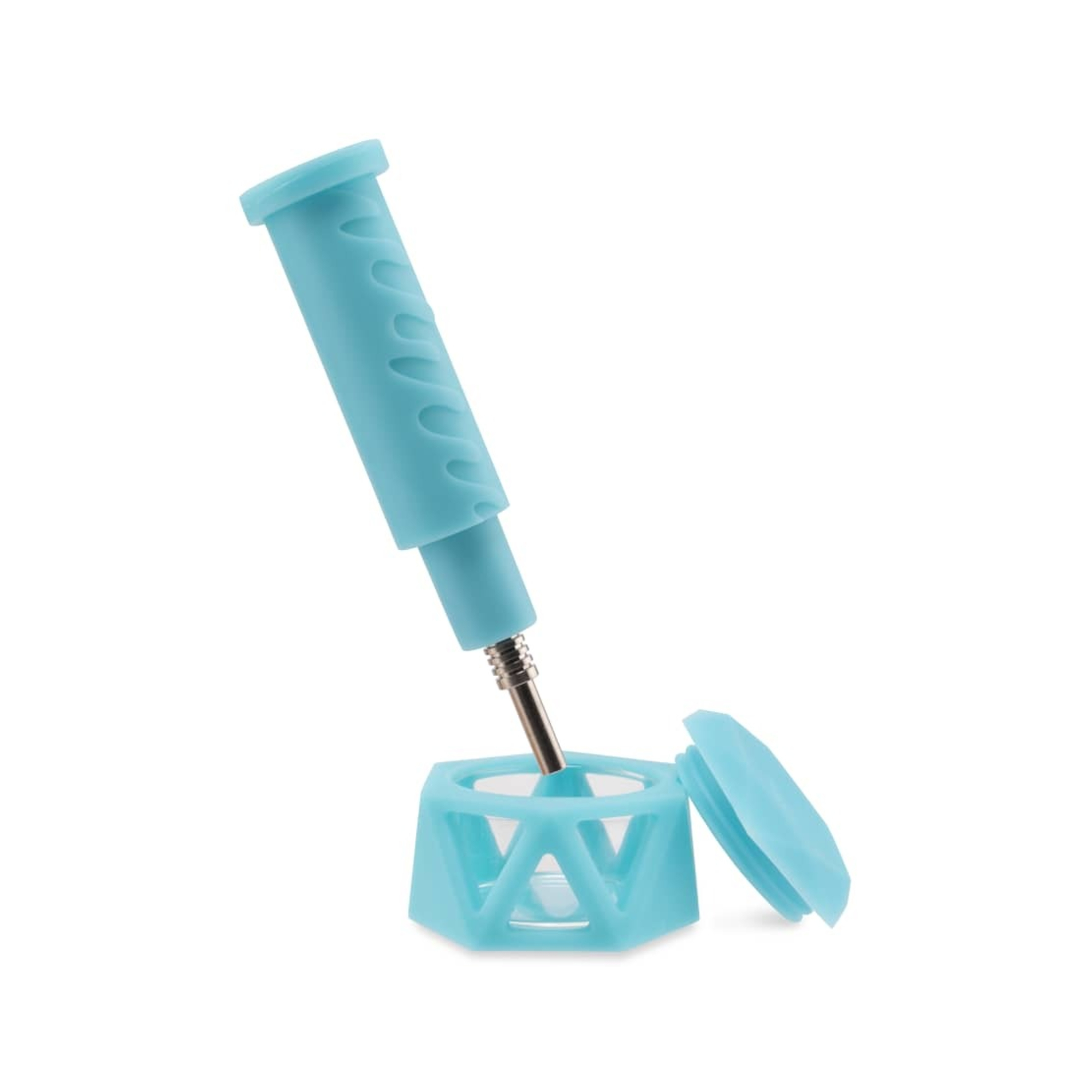 2-in-1 Silicone Water Pipe & Nectar Collector Kit with Percolator