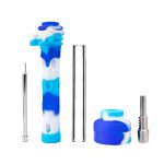 Glass Nectar Collector With Silicone Cover