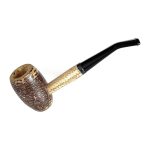 Missouri Meerschaum - Country Gentleman Corn Cob Tobacco Pipe - Bent Bit