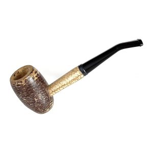 Missouri Meerschaum - Country Gentleman Corn Cob Tobacco Pipe - Bent Bit