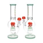 difflite Shroom Colony Perc Bubble Base Glass Water Pipe