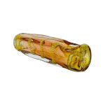 Inside Out Double Blown Color Changing Fumed Rectangle Glass Hand Pipe