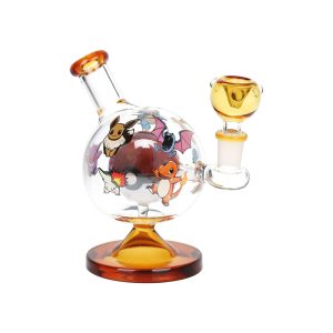 Playful Creatures Ball Glass Water Pipe