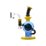 Heady Wigwag Ball Rig Opal Flower of Life Perc