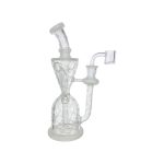 Clear Double Uptake Recycler With Sand Blasting