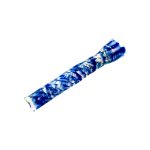 Glass Chillum Pipe - Blue Wig Wag One Hitter
