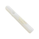 difflite - 5 Inch White Steam Roller Glass Hand Pipe