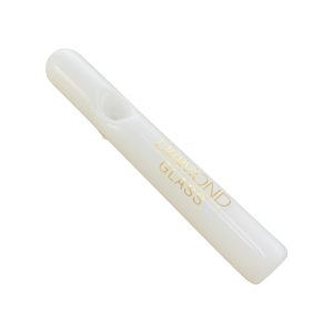 difflite - 5 Inch White Steam Roller Glass Hand Pipe