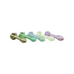 Glass Hand Pipe - Double Blown Inside Out Spiral Colors