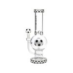 difflite Glow Soccer Celebration Bubble Base Glass Water Pipe