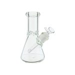 8 Inch 9mm Thick Clear Glass Bong