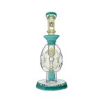 Oval Sphere Glass Dab Rig W/ Opal Triseed Perc