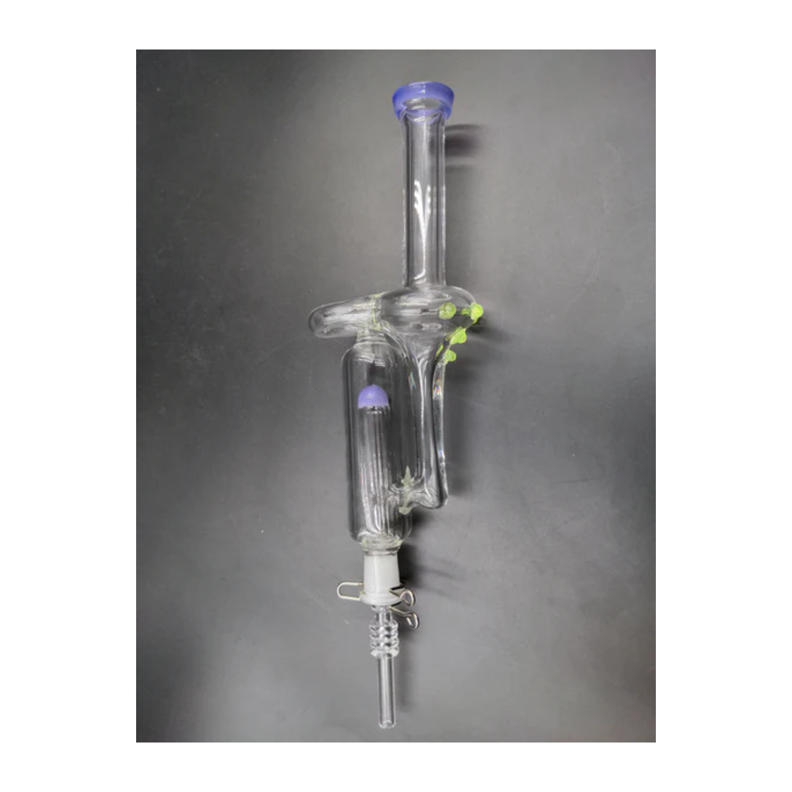 Aero Recycler Quartz Tip Vapor Straw w/ Clip | 11.5