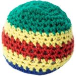 One Multicolor Footbag, Foot Sacks, Hackeys, Hackys, Kick Bags, Designs May Vary. Lots of Colors and Styles in Stock but Only 1 per Order