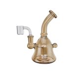 Small Metallic Amber Brown Dab Rig
