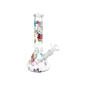 difflite Bong With Flowers & Fruit 10 Inch
