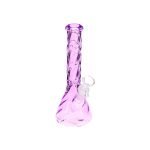 10″ Twisted Glass Beaker Bong “Spiral Chill”