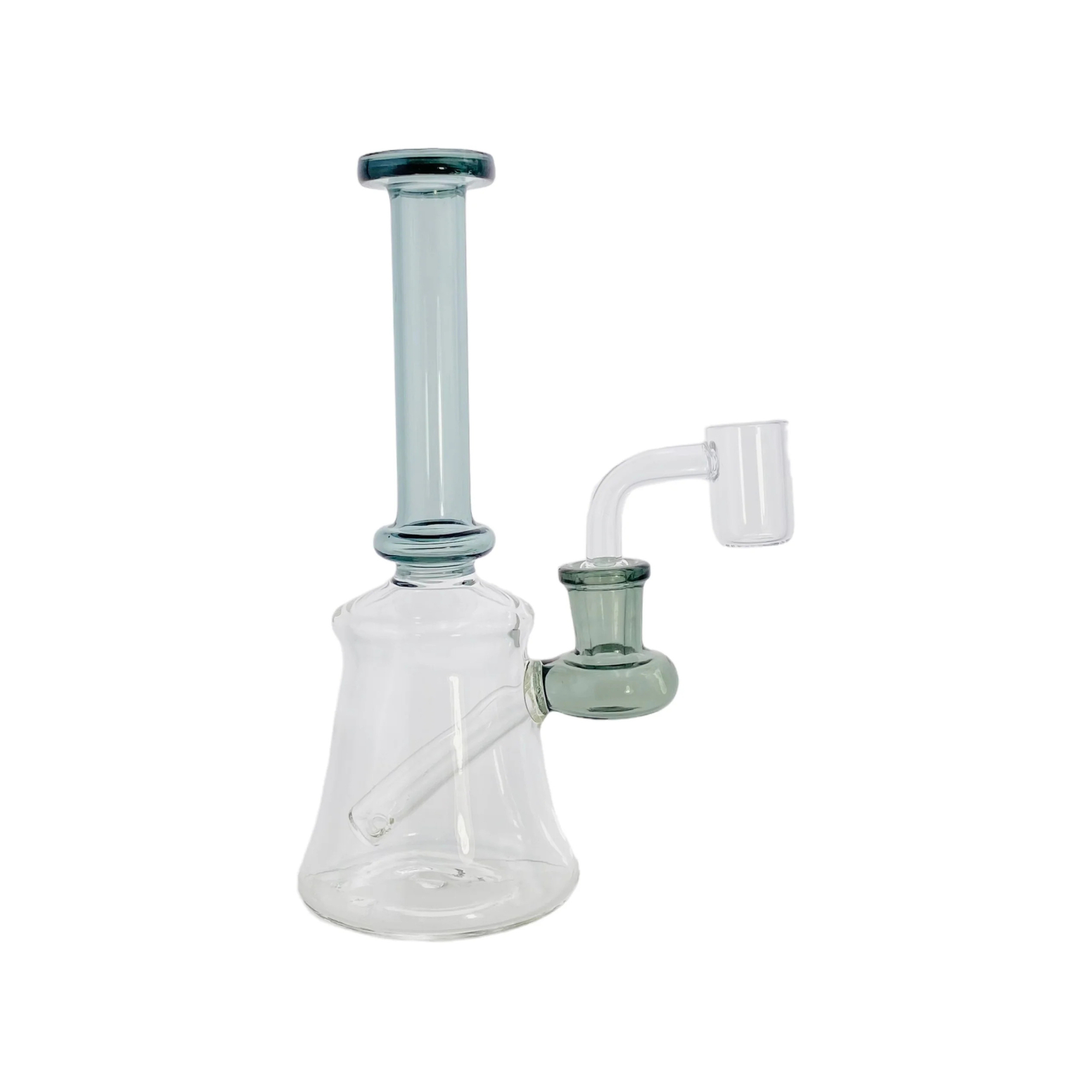 Mini Tube Dab Rig With Shadow Black Mouthpiece