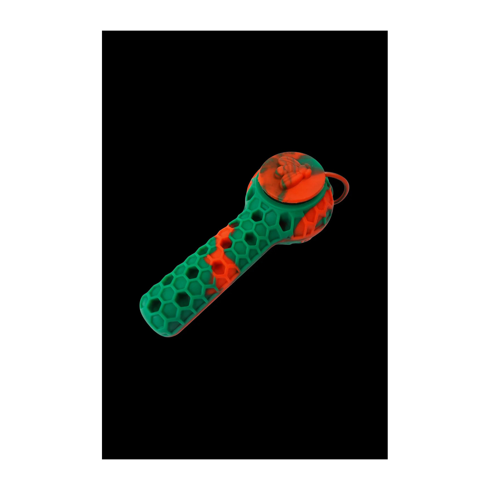 Cloud 8 Silicone 2 in 1 Honey Bee Hand Pipe & Vapor Straw