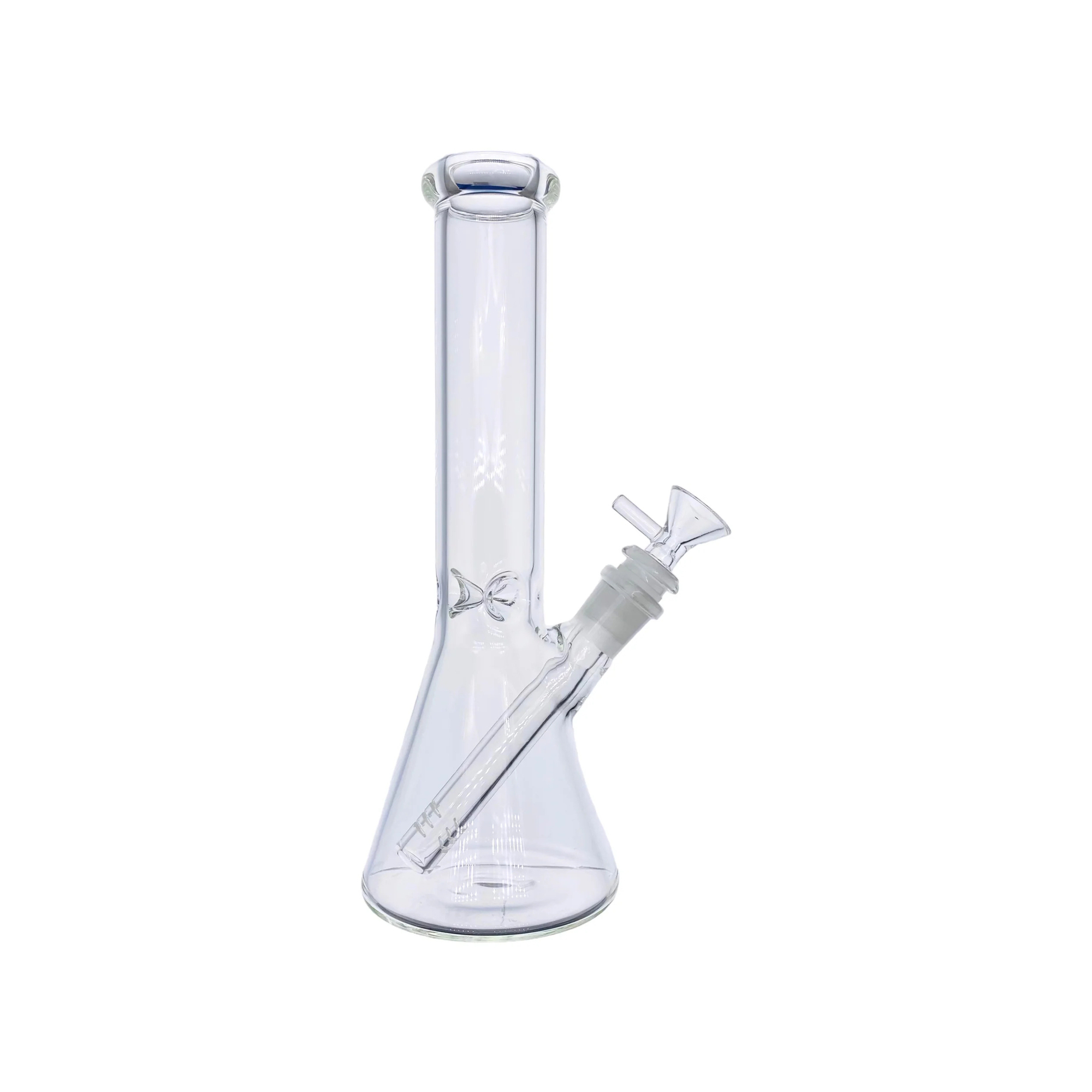 Clear Beaker Glass Bong With Narrow Neck 10 Inch