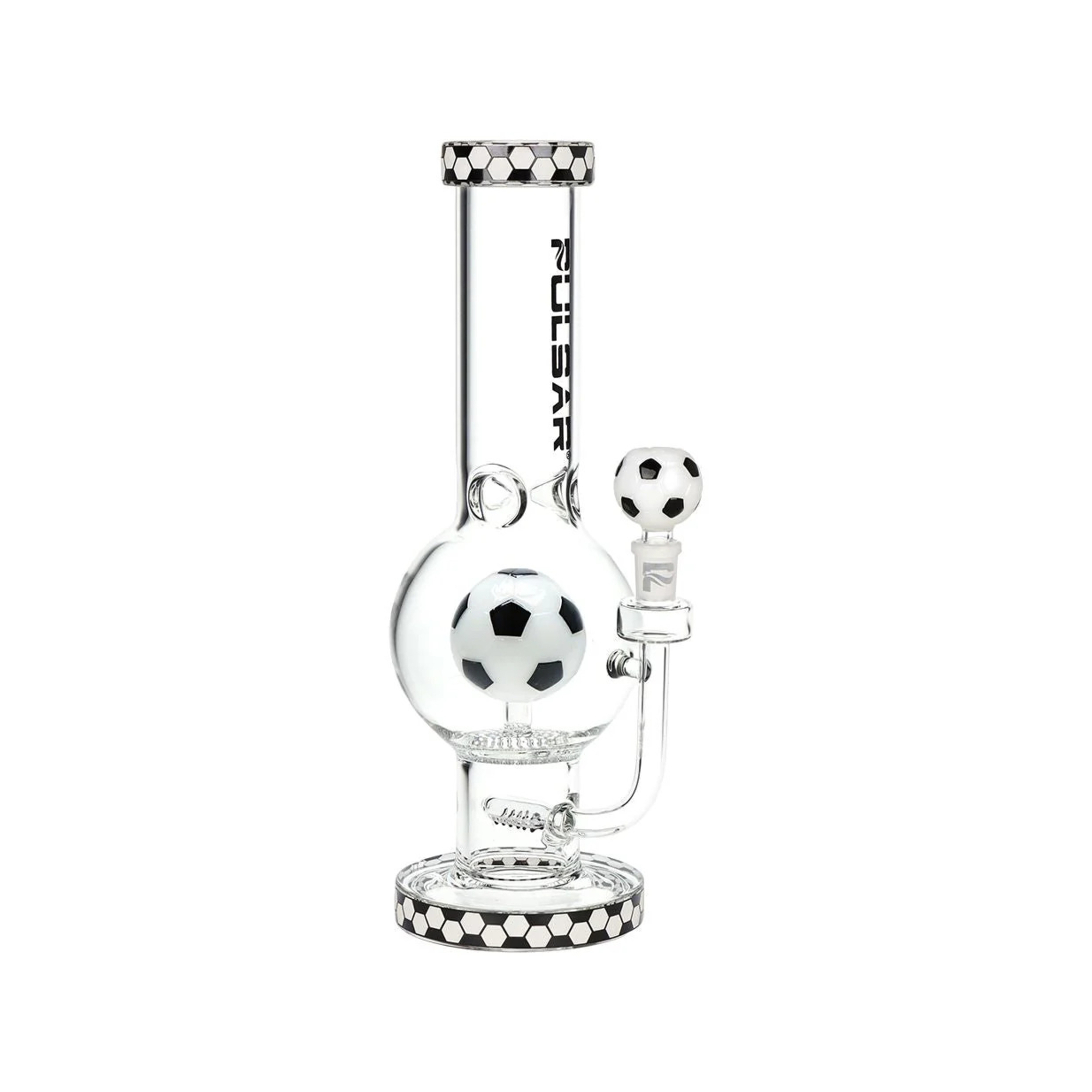 difflite Glow Soccer Celebration Bubble Base Glass Water Pipe