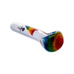 difflite - Clear With Rainbow Frit Bowl And Rainbow Triangle