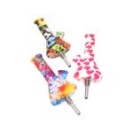 Pocket Hybrid Silicone Water Pipe & Dab Straw 4.5″