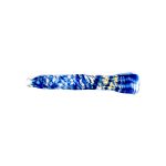 Glass Chillum Pipe - Blue Wig Wag One Hitter