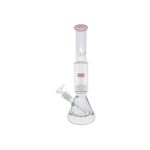 Pink Bong With Perc & Extra Thick Beaker Base 12 Inches