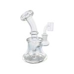 Mini Clear Dab Rig With 14mm Banger Hanger