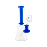 Mini Tube Dab Rig With Baby Blue Mouthpiece