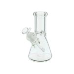 8 Inch 9mm Thick Clear Glass Bong