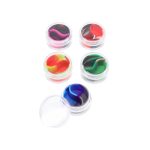 Plastic Dab Jars with Split Silicone Insert