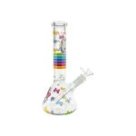 difflite Bong With Butterflies 10 Inch