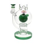 difflite Peyote Bloom Bubble Base Glass Water Pipe