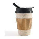 Portable Coffee Cup with Ceramic Bowl & High-Temperature Silicone | Unique Concealable Style for Gatherings
