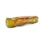 Inside Out Double Blown Color Changing Fumed Rectangle Glass Hand Pipe