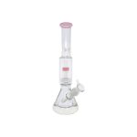 Pink Bong With Perc & Extra Thick Beaker Base 12 Inches