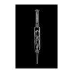 Pulsar Quartz Internal Twist Perc Nectar Collector