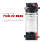 Silicone Glass Dab Straw With Water Filter