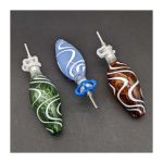 Swirled Glass Bubble Nectar Collectors