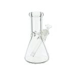 8 Inch 9mm Thick Clear Glass Bong