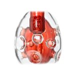 Oval Sphere Glass Dab Rig W/ Opal Triseed Perc