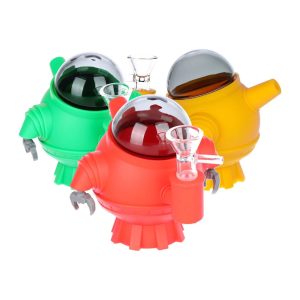 Stoner Bot 3000 Silicone Water Pipe - 4.5