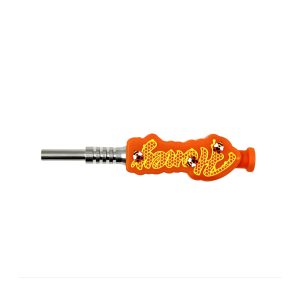 Honeycomb Nectar Sipper Silicone Titanium Straw