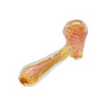 Hammer Hand Pipe Medium Size Gold Fumed