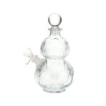 difflite Clear Vintage Gourd Glass Water Pipe