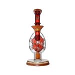 Oval Sphere Glass Dab Rig W/ Opal Triseed Perc