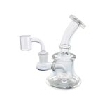 Mini Clear Dab Rig With 14mm Banger Hanger